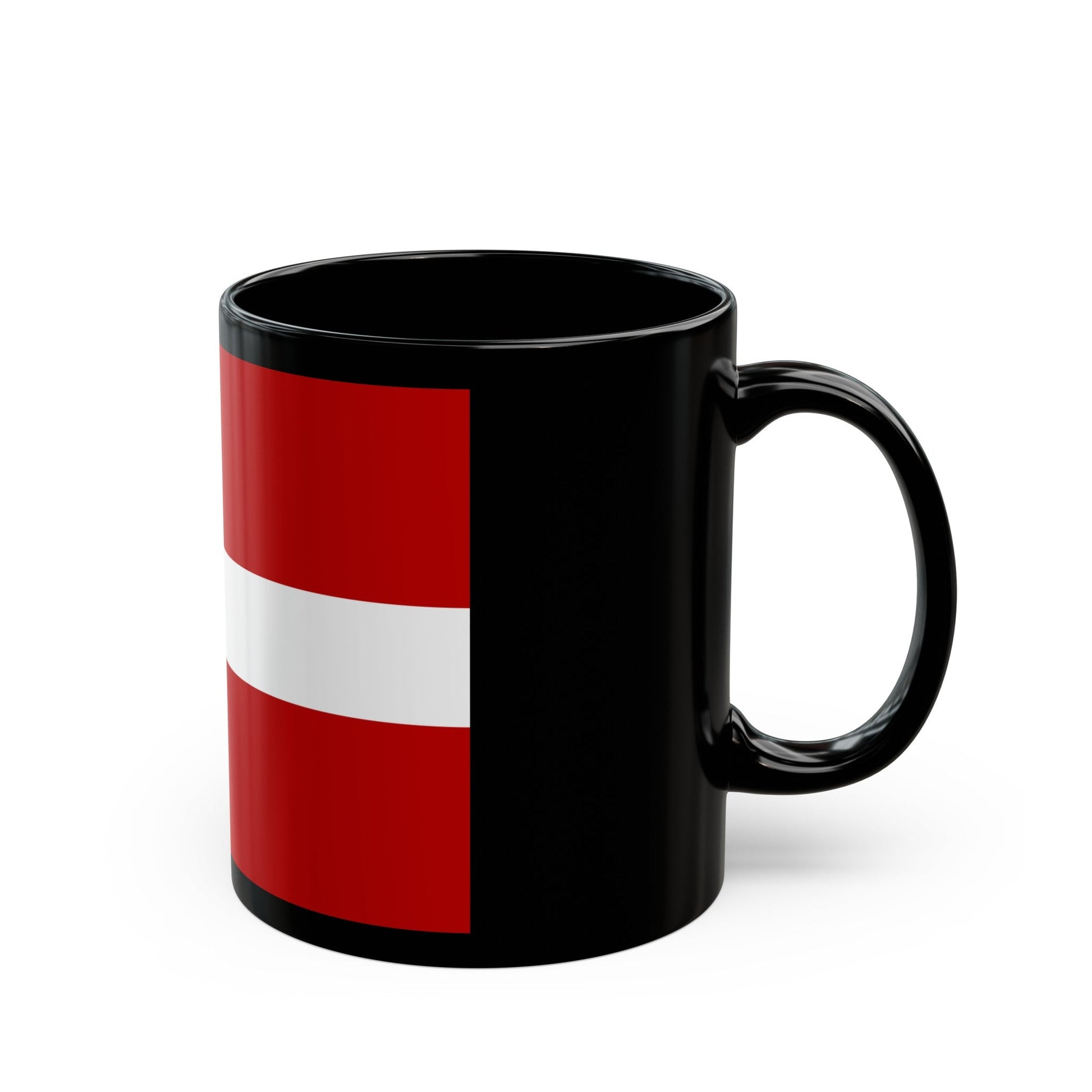 Flag of Volyn Oblast Ukraine - Black Coffee Mug-The Sticker Space