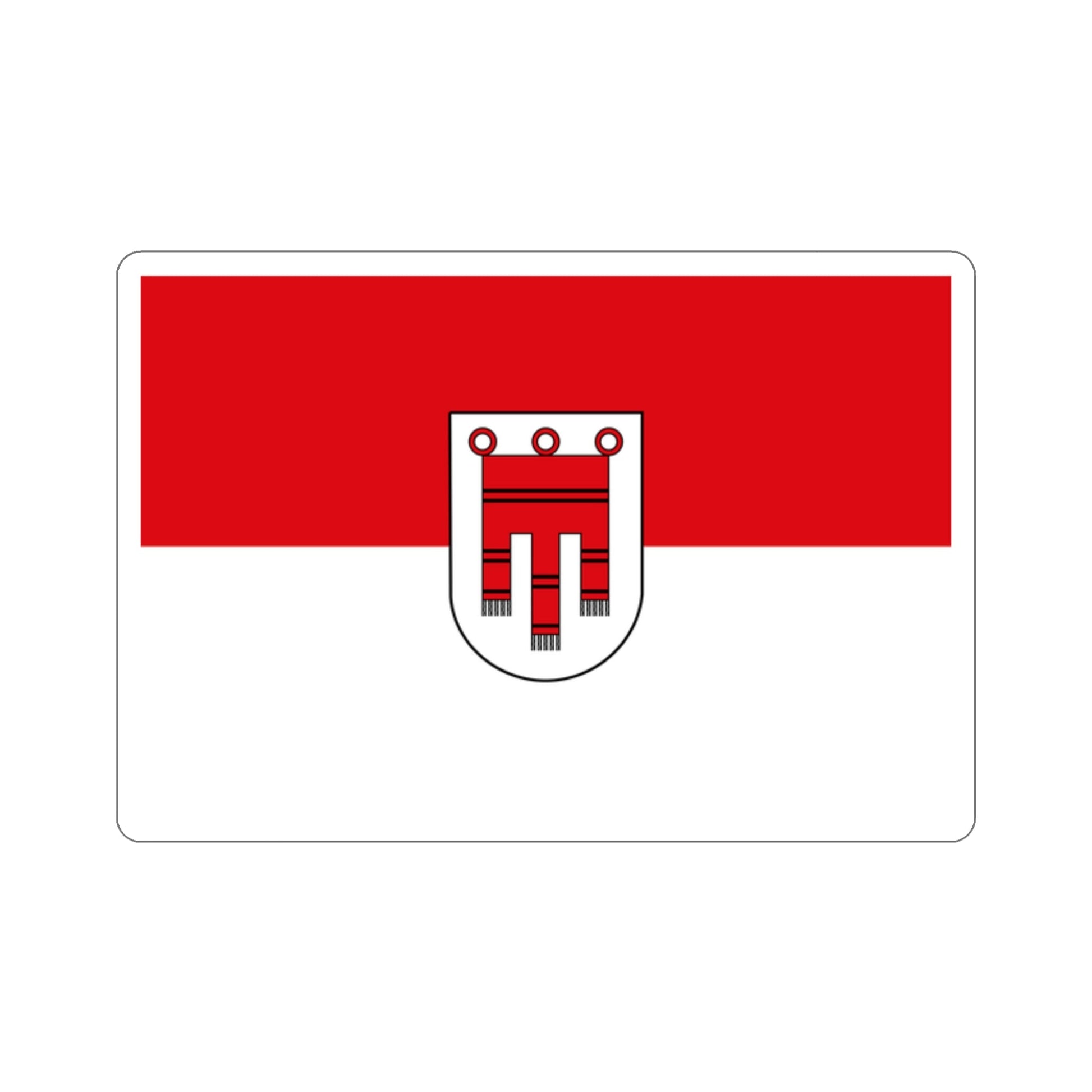 Flag of Vorarlberg Austria STICKER Vinyl Die-Cut Decal-2 Inch-The Sticker Space