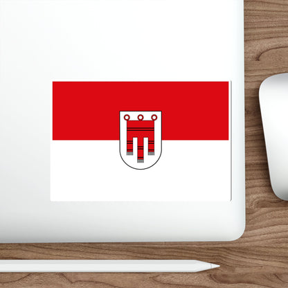 Flag of Vorarlberg Austria STICKER Vinyl Die-Cut Decal-The Sticker Space