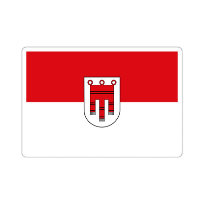 Flag of Vorarlberg Austria STICKER Vinyl Die-Cut Decal-3 Inch-The Sticker Space