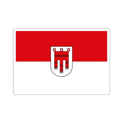 Flag of Vorarlberg Austria STICKER Vinyl Die-Cut Decal 3 Inch - The Sticker Space