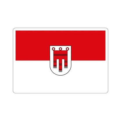 Flag of Vorarlberg Austria STICKER Vinyl Die-Cut Decal 3 Inch - The Sticker Space