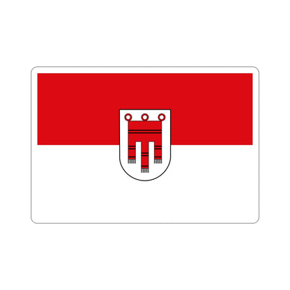 Flag of Vorarlberg Austria STICKER Vinyl Die-Cut Decal-4 Inch-The Sticker Space