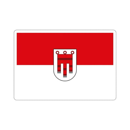 Flag of Vorarlberg Austria STICKER Vinyl Die-Cut Decal 4 Inch - The Sticker Space