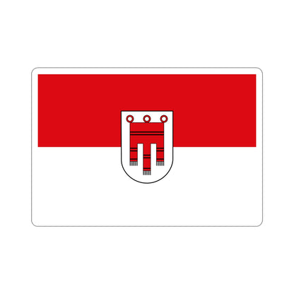 Flag of Vorarlberg Austria STICKER Vinyl Die-Cut Decal-5 Inch-The Sticker Space