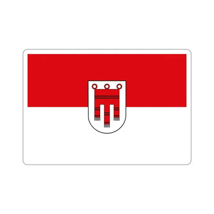 Flag of Vorarlberg Austria STICKER Vinyl Die-Cut Decal 5 Inch - The Sticker Space