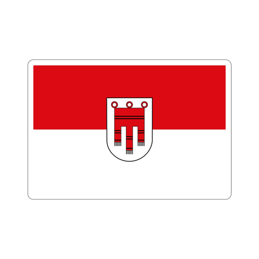 Flag of Vorarlberg Austria STICKER Vinyl Die-Cut Decal-6 Inch-The Sticker Space