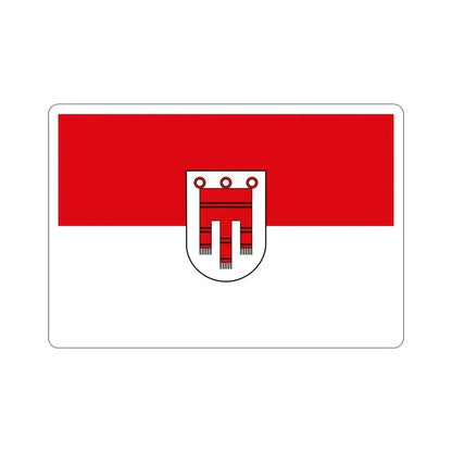 Flag of Vorarlberg Austria STICKER Vinyl Die-Cut Decal 6 Inch - The Sticker Space