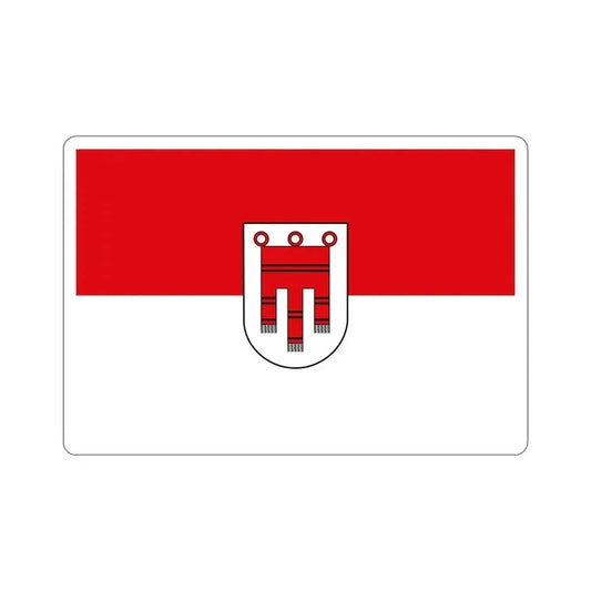 Flag of Vorarlberg Austria STICKER Vinyl Die-Cut Decal 6 Inch - The Sticker Space