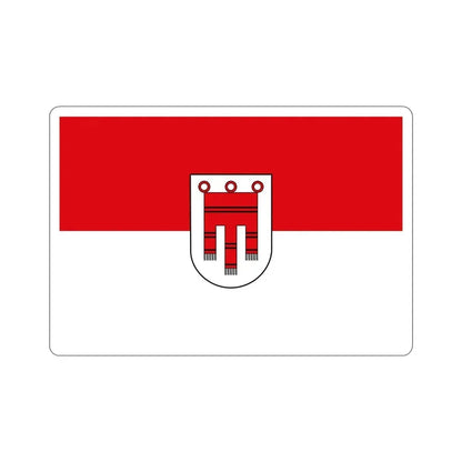 Flag of Vorarlberg Austria STICKER Vinyl Die-Cut Decal 6 Inch - The Sticker Space