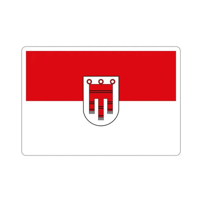 Flag of Vorarlberg Austria STICKER Vinyl Die-Cut Decal - The Sticker Space