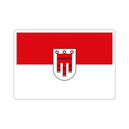 Flag of Vorarlberg Austria STICKER Vinyl Die-Cut Decal - The Sticker Space
