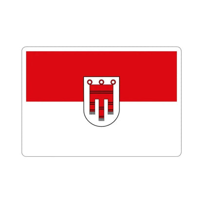 Flag of Vorarlberg Austria STICKER Vinyl Die-Cut Decal - The Sticker Space