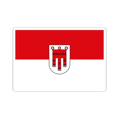 Flag of Vorarlberg Austria - STICKER Vinyl Kiss-Cut Decal 2 Inch White - The Sticker Space