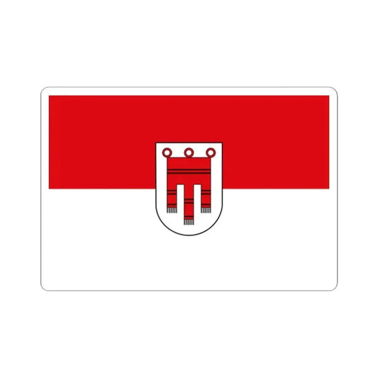 Flag of Vorarlberg Austria - STICKER Vinyl Kiss-Cut Decal 2 Inch White - The Sticker Space