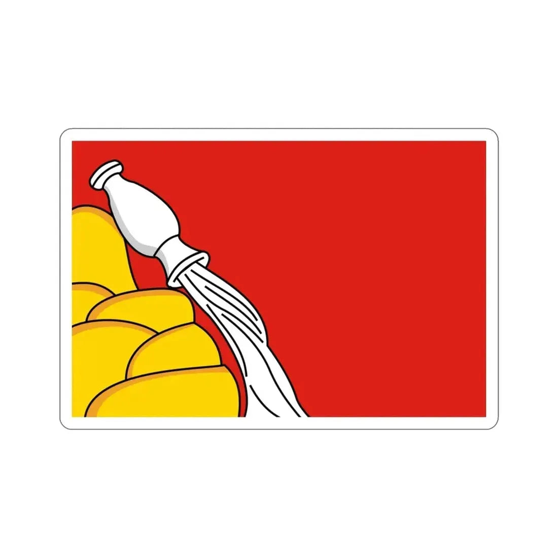 Flag of Voronezh Oblast Russia STICKER Vinyl Die-Cut Decal - The Sticker Space