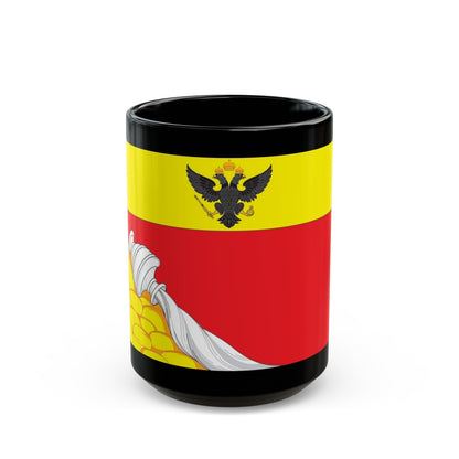 Flag of Voronezh Russia - Black Coffee Mug-15oz-The Sticker Space