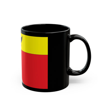 Flag of Voronezh Russia - Black Coffee Mug-The Sticker Space