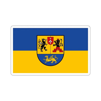 Flag of Vorpommern Rügen Germany STICKER Vinyl Die-Cut Decal 4 Inch - The Sticker Space