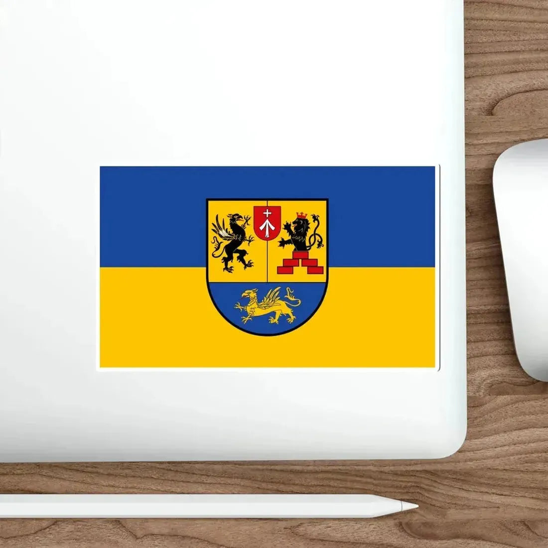 Flag of Vorpommern Rügen Germany STICKER Vinyl Die-Cut Decal - The Sticker Space