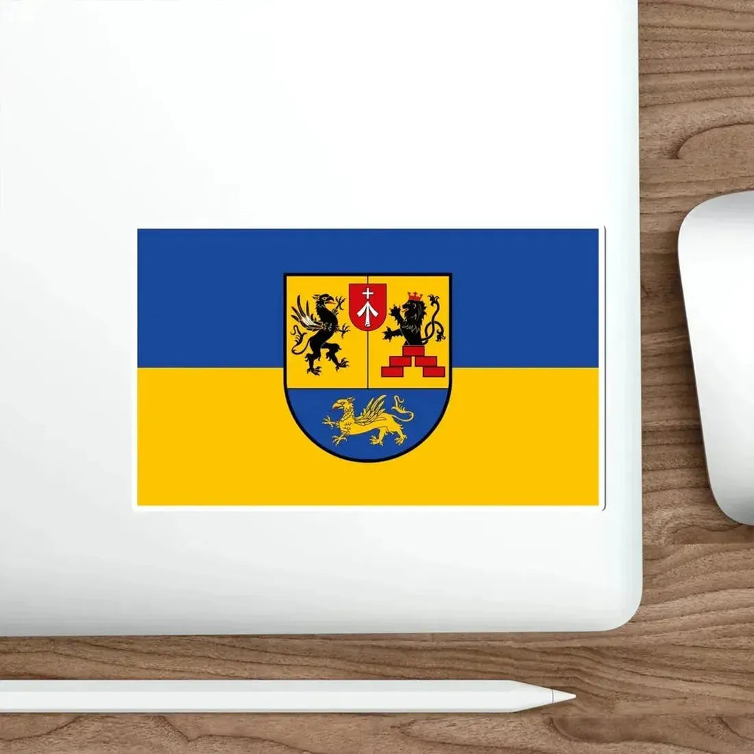 Flag of Vorpommern Rügen Germany STICKER Vinyl Die-Cut Decal - The Sticker Space