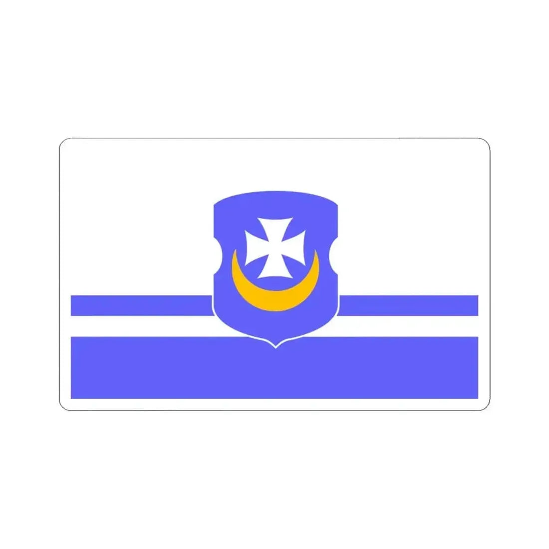 Flag of Vorsza Belarus (Belarus) STICKER Vinyl Kiss-Cut Decal 4 Inch White - The Sticker Space