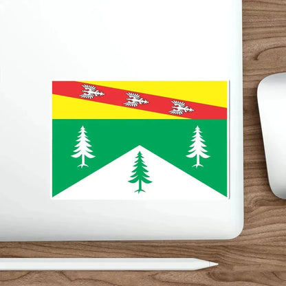 Flag of Vosges France 2 STICKER Vinyl Die-Cut Decal - The Sticker Space