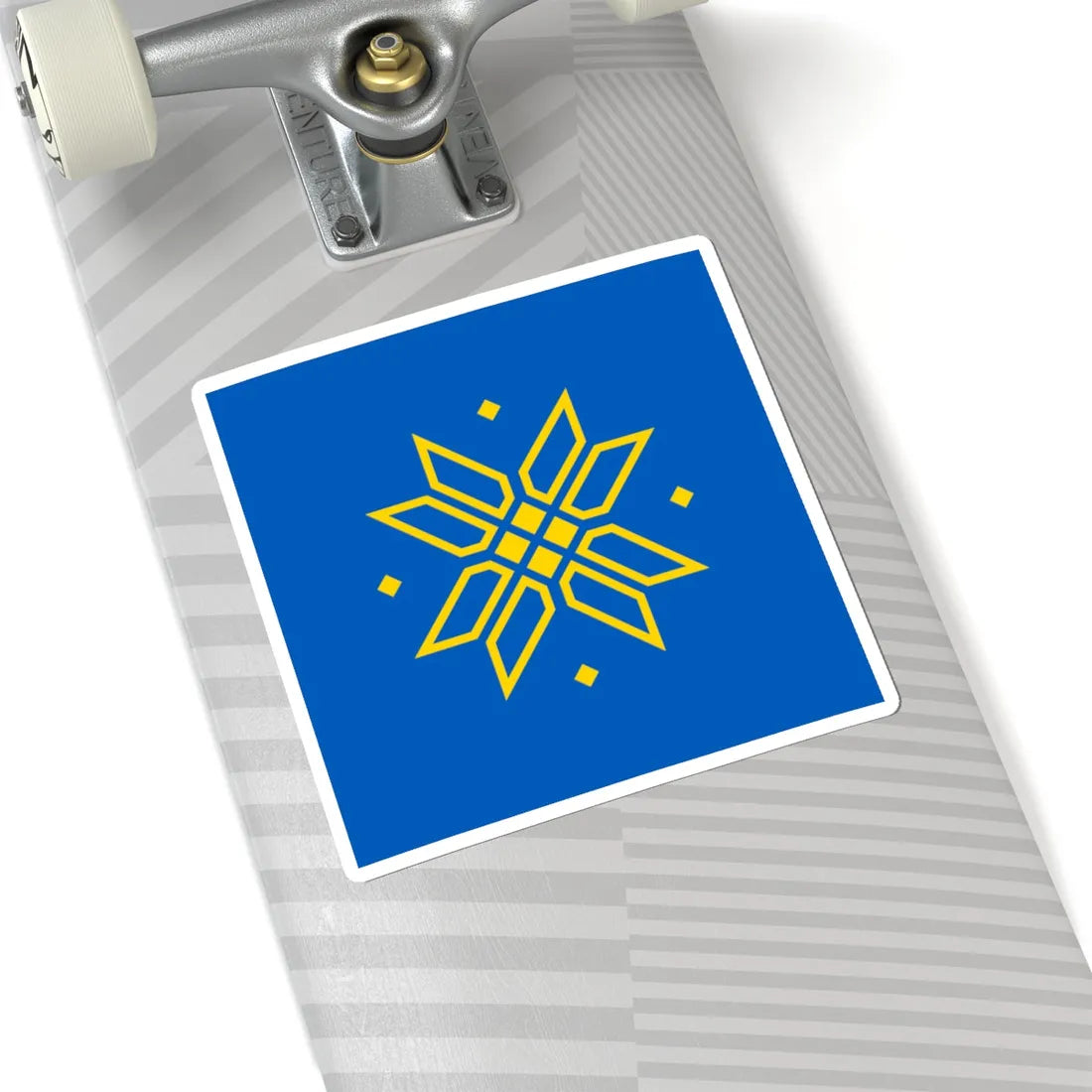 Flag of Voskresyntsi (Ukraine) STICKER Vinyl Kiss-Cut Decal - The Sticker Space