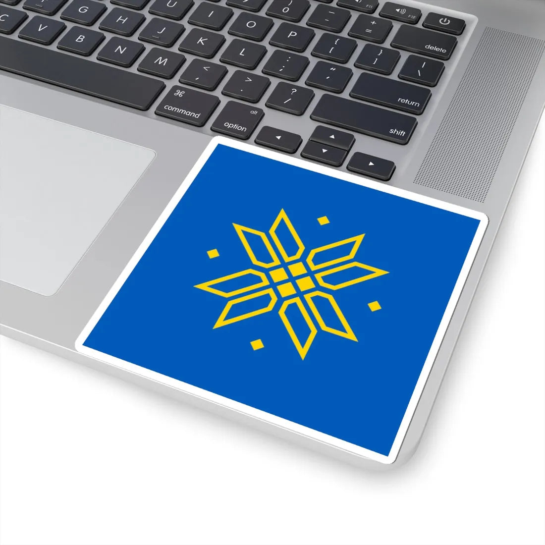Flag of Voskresyntsi (Ukraine) STICKER Vinyl Kiss-Cut Decal - The Sticker Space