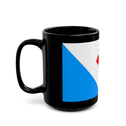 Flag of Votes Estonia - Black Coffee Mug-The Sticker Space