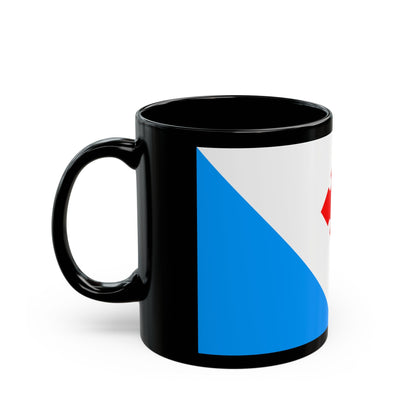 Flag of Votes Estonia - Black Coffee Mug-The Sticker Space