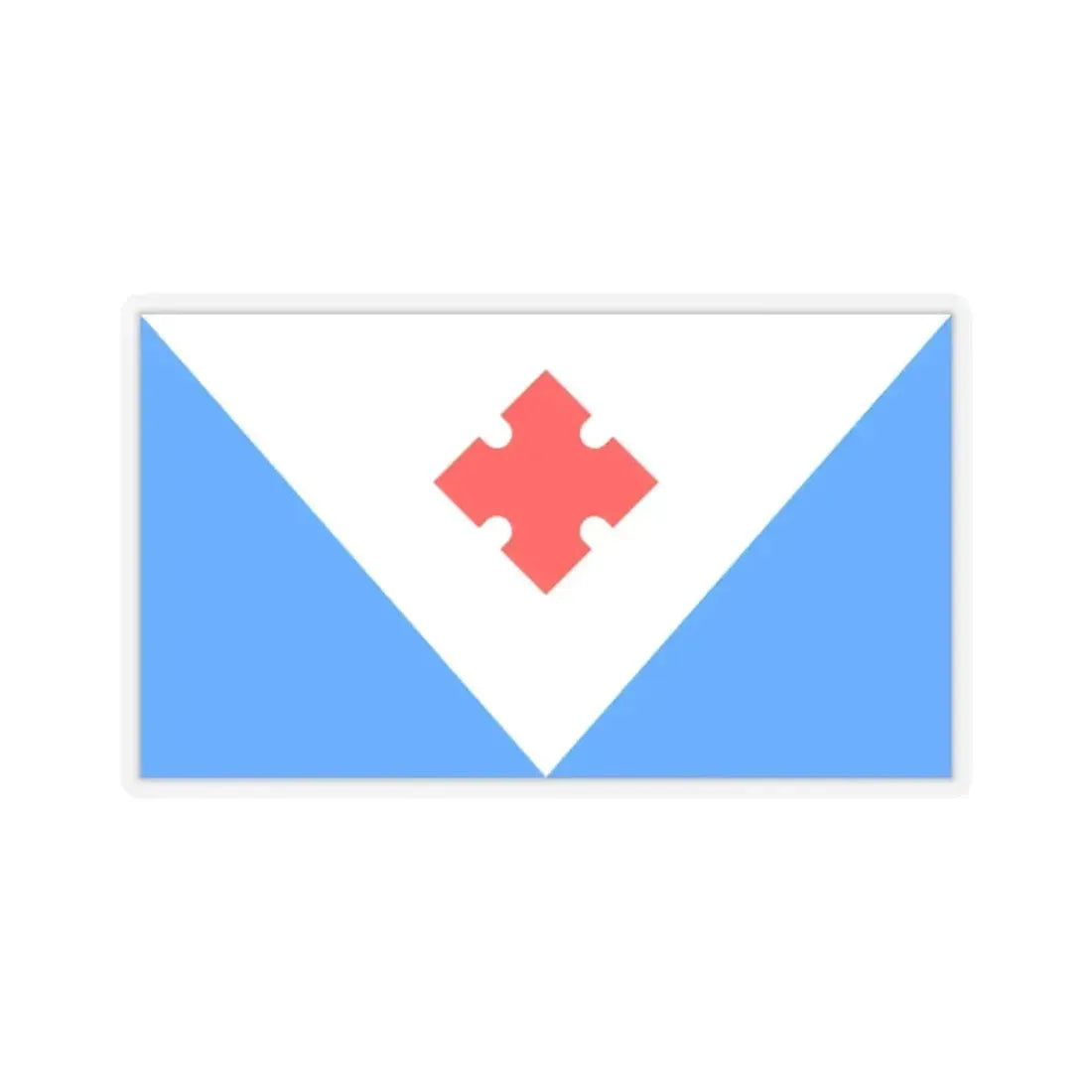 Flag of Votes Estonia - STICKER Vinyl Kiss-Cut Decal 2 Inch Transparent - The Sticker Space