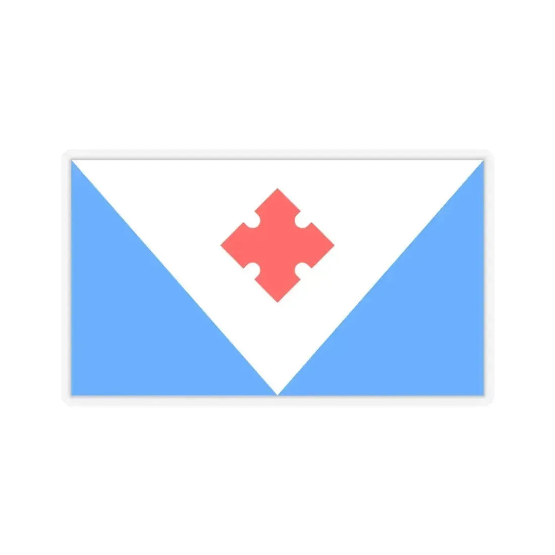 Flag of Votes Estonia - STICKER Vinyl Kiss-Cut Decal 3 Inch Transparent - The Sticker Space