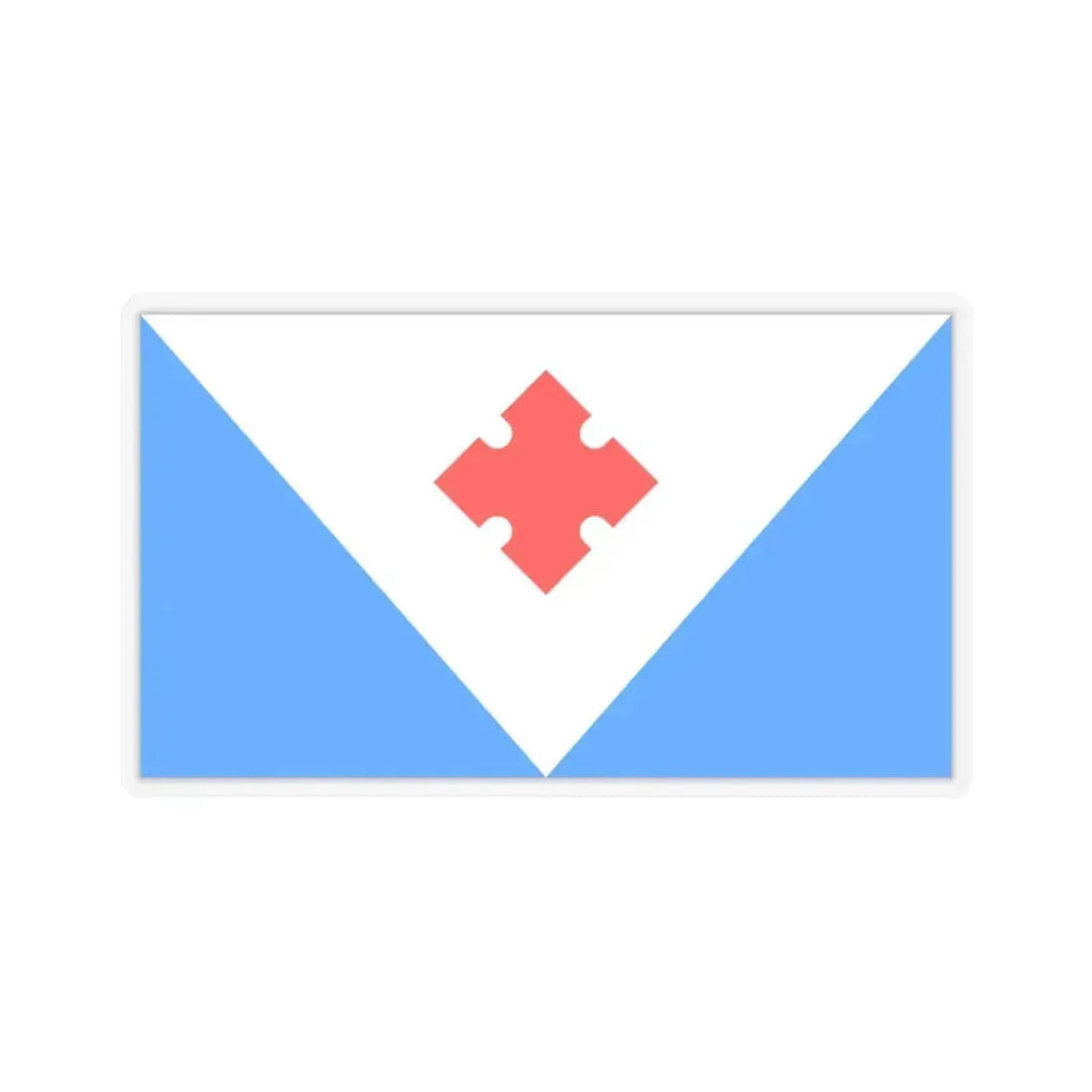 Flag of Votes Estonia - STICKER Vinyl Kiss-Cut Decal 4 Inch Transparent - The Sticker Space