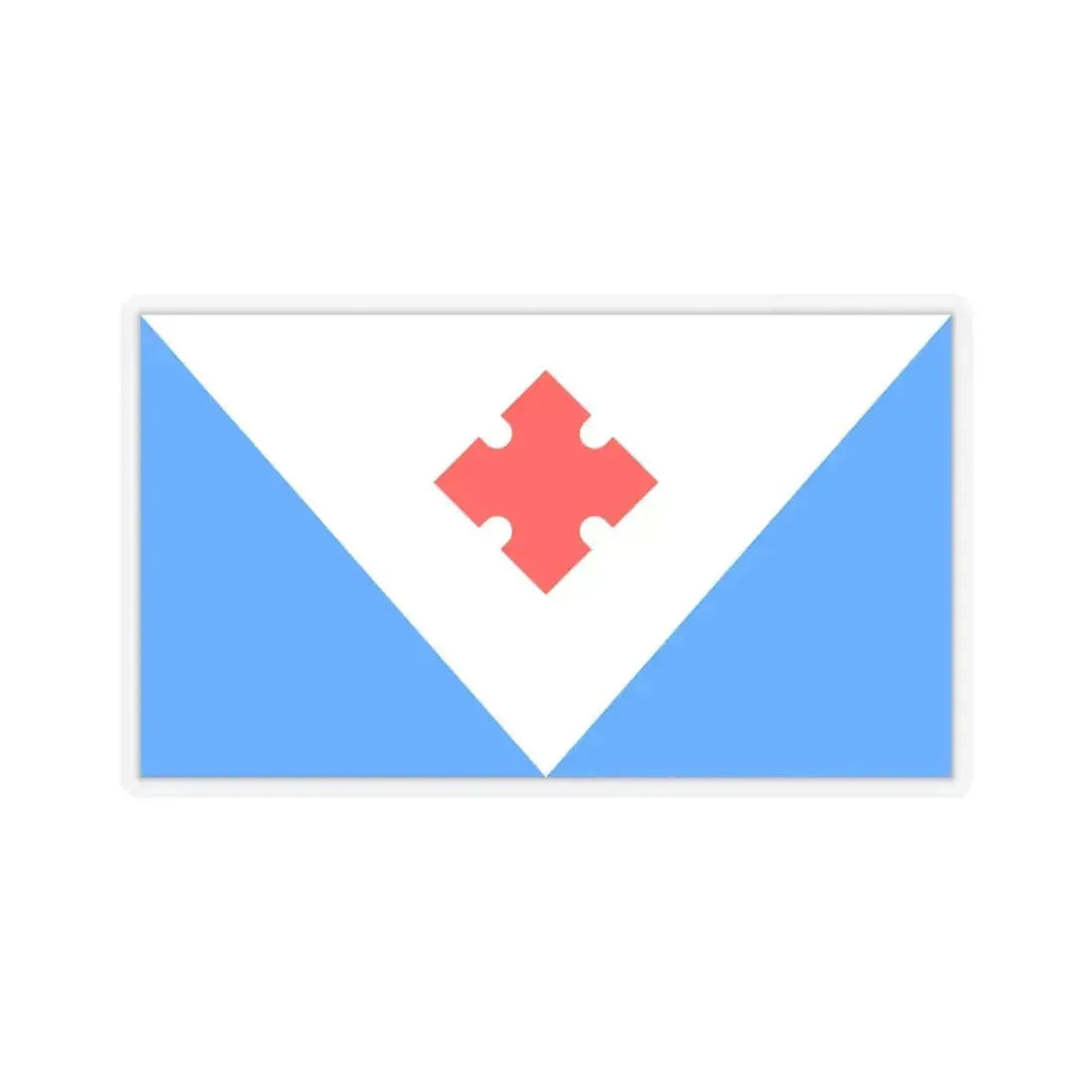 Flag of Votes Estonia - STICKER Vinyl Kiss-Cut Decal 6 Inch Transparent - The Sticker Space