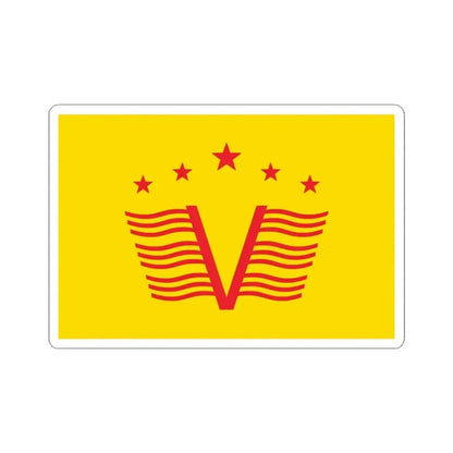 Flag of VRCC (China) STICKER Vinyl Kiss-Cut Decal 3 Inch White - The Sticker Space