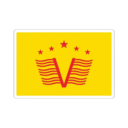 Flag of VRCC (China) STICKER Vinyl Kiss-Cut Decal 6 Inch White - The Sticker Space
