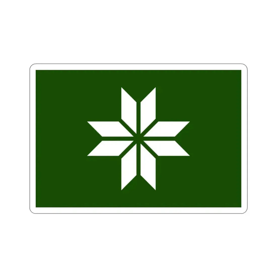Flag of Võros Estonia STICKER Vinyl Die-Cut Decal 2 Inch - The Sticker Space