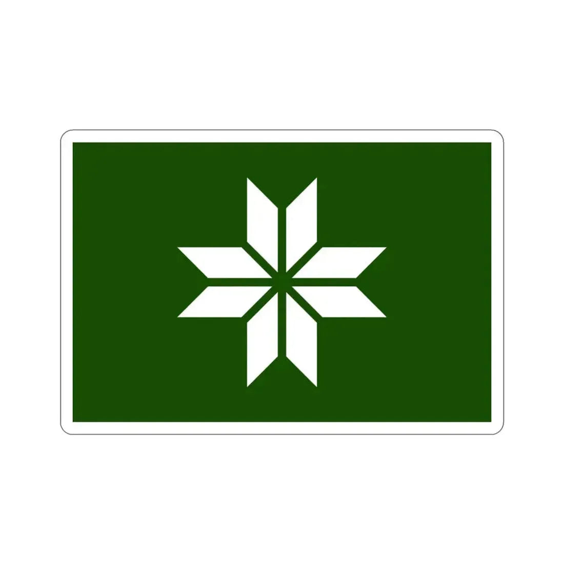 Flag of Võros Estonia STICKER Vinyl Die-Cut Decal 3 Inch - The Sticker Space
