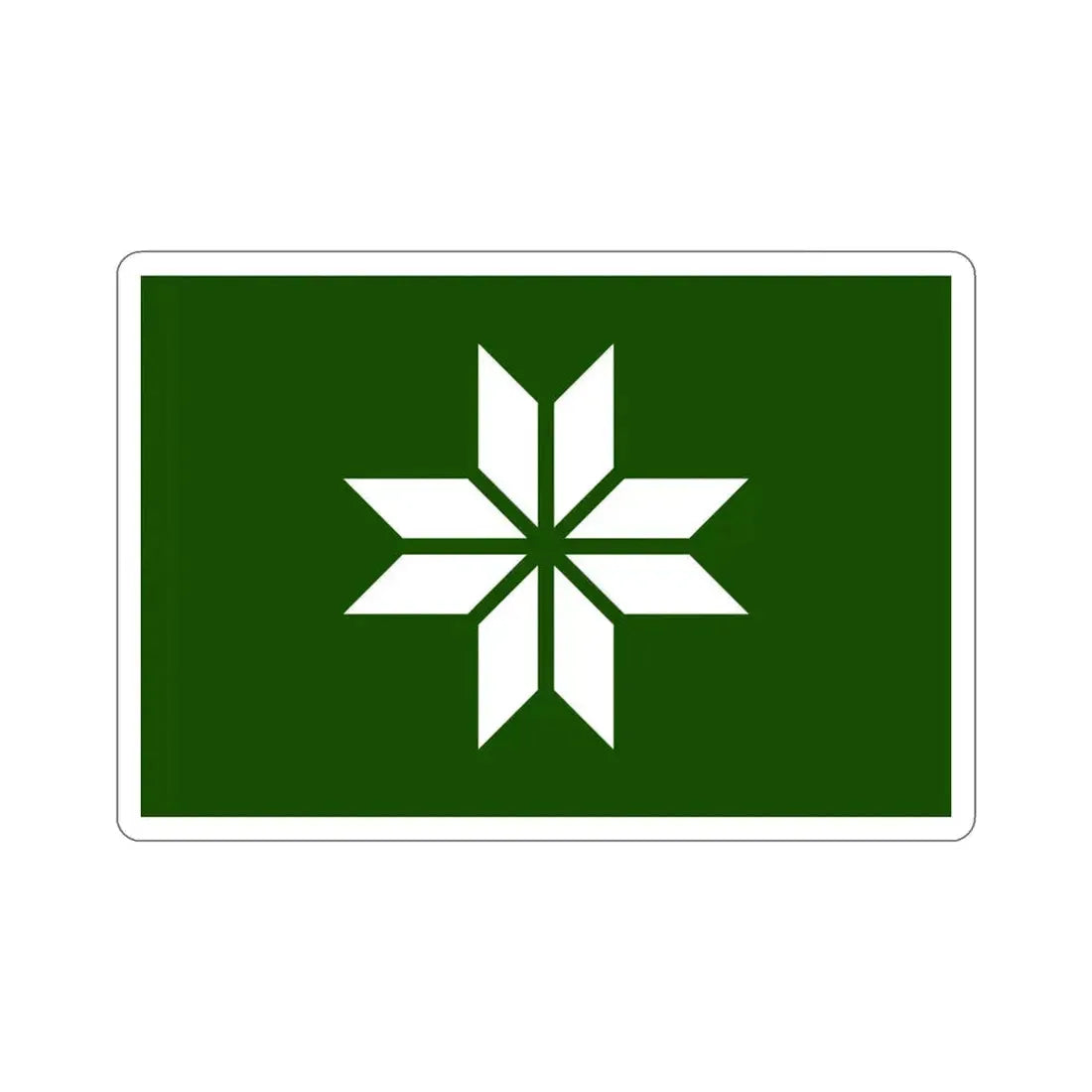 Flag of Võros Estonia STICKER Vinyl Die-Cut Decal 4 Inch - The Sticker Space