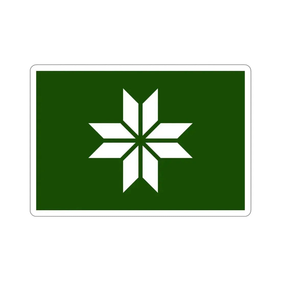 Flag of Võros Estonia STICKER Vinyl Die-Cut Decal 5 Inch - The Sticker Space