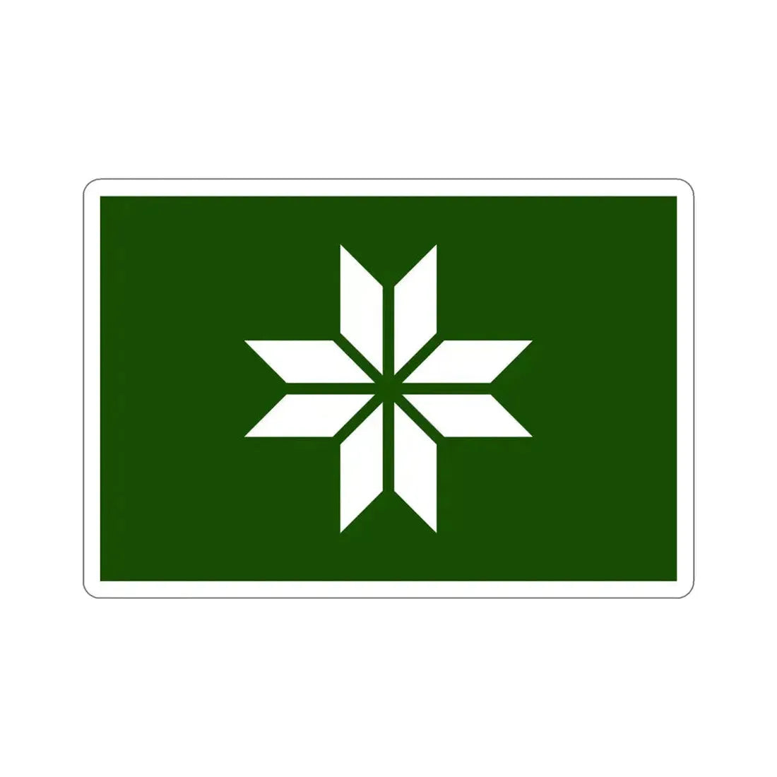 Flag of Võros Estonia STICKER Vinyl Die-Cut Decal 6 Inch - The Sticker Space