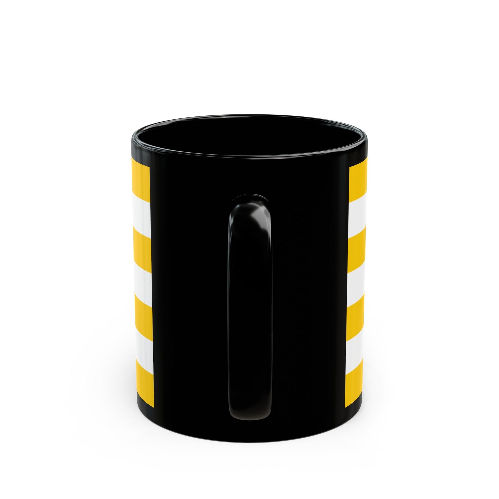 Flag of Vukovar Srijem County Croatia - Black Coffee Mug-The Sticker Space