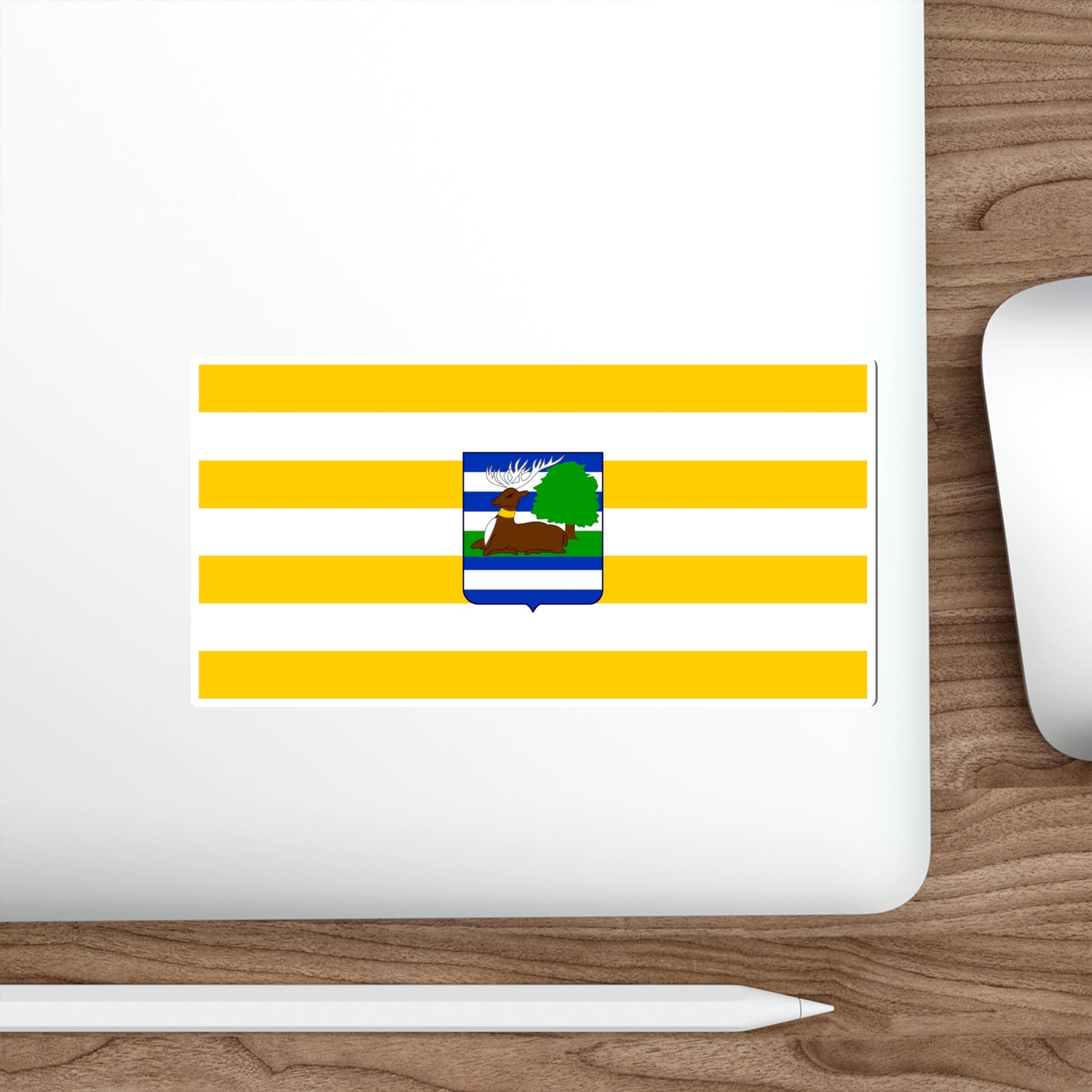 Flag of Vukovar Srijem County Croatia STICKER Vinyl Die-Cut Decal-The Sticker Space