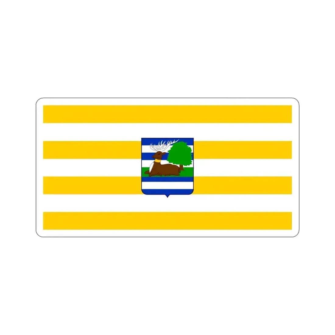 Flag of Vukovar Srijem County Croatia STICKER Vinyl Die-Cut Decal 6 Inch - The Sticker Space