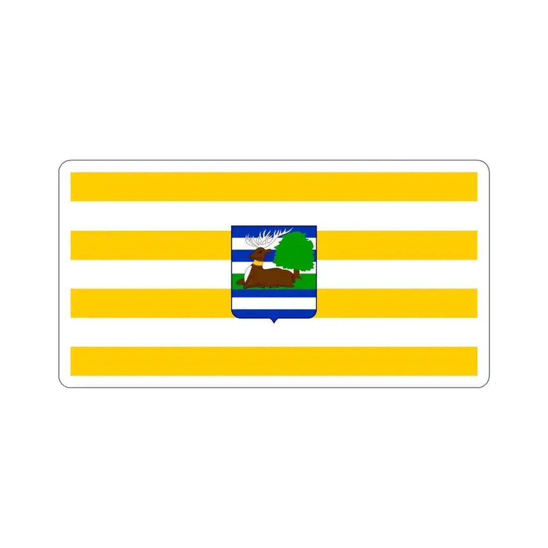 Flag of Vukovar Srijem County Croatia STICKER Vinyl Die-Cut Decal 6 Inch - The Sticker Space