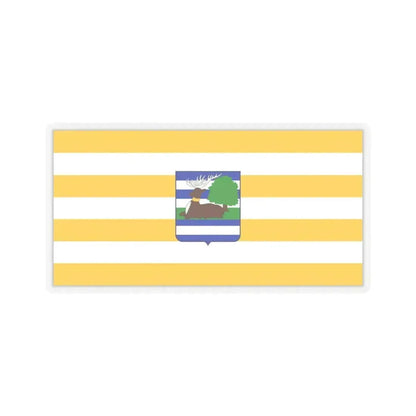 Flag of Vukovar Srijem County Croatia - STICKER Vinyl Kiss-Cut Decal 4 Inch Transparent - The Sticker Space