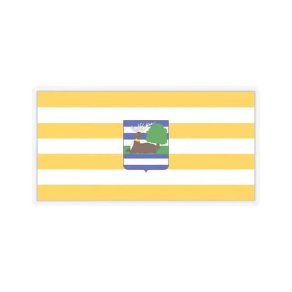 Flag of Vukovar Srijem County Croatia - STICKER Vinyl Kiss-Cut Decal 6 Inch Transparent - The Sticker Space