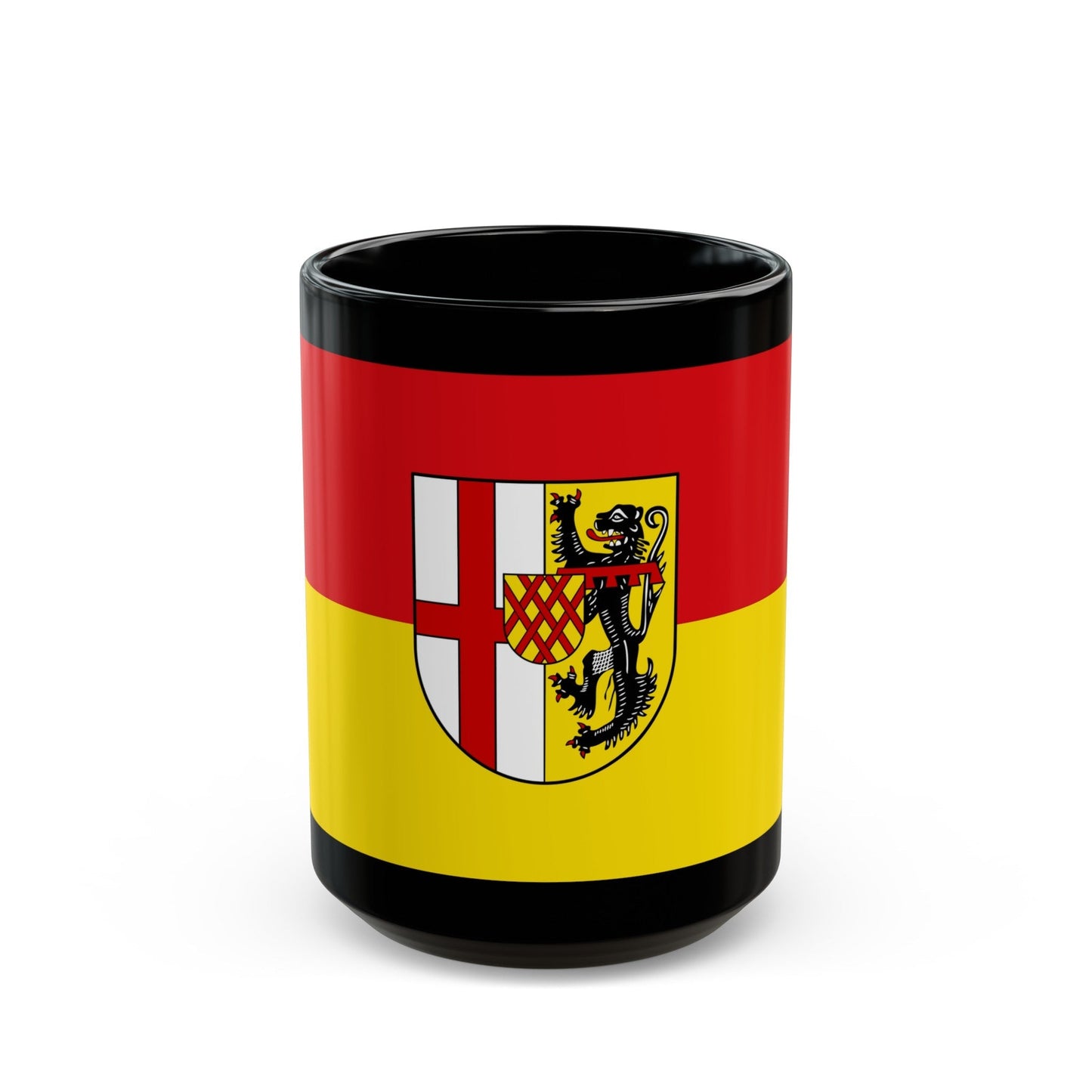 Flag of Vulkaneifel Germany - Black Coffee Mug-15oz-The Sticker Space