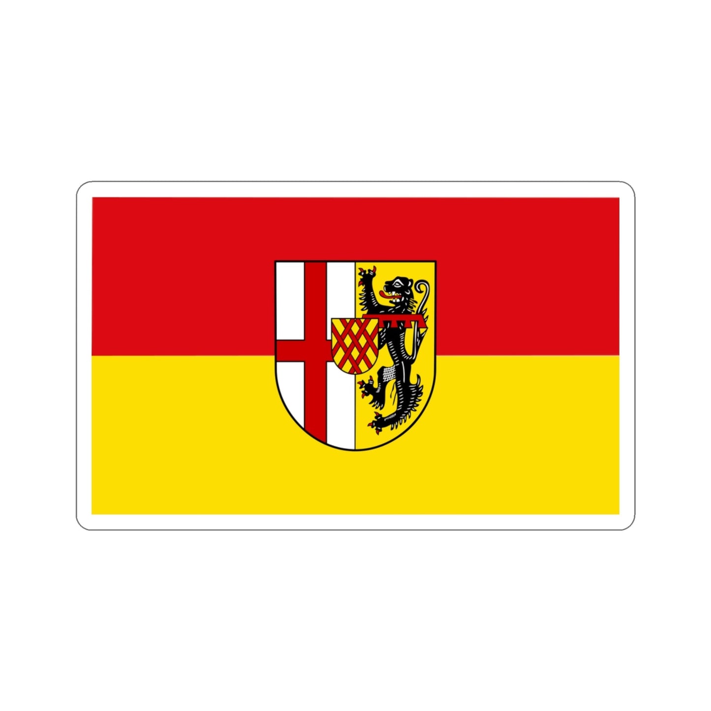 Flag of Vulkaneifel Germany STICKER Vinyl Die-Cut Decal-3 Inch-The Sticker Space